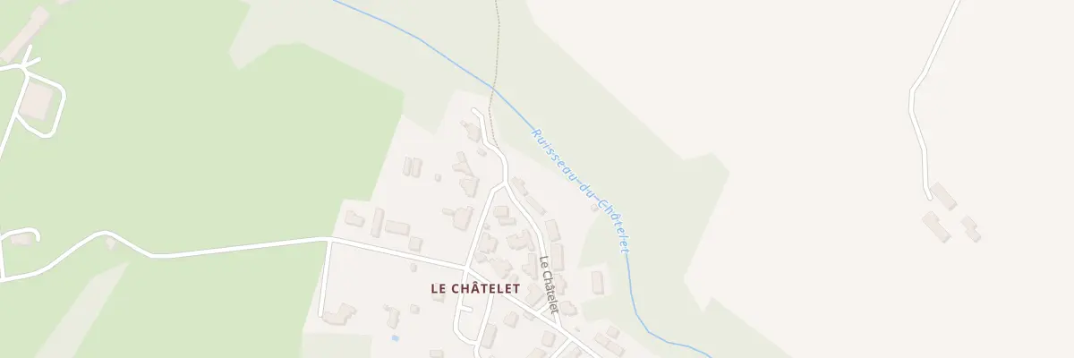 Plan du 2 Le Chatelet à Budelière