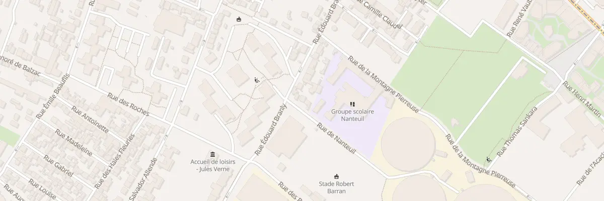 Plan du 3 Rue de Nanteuil à Montreuil