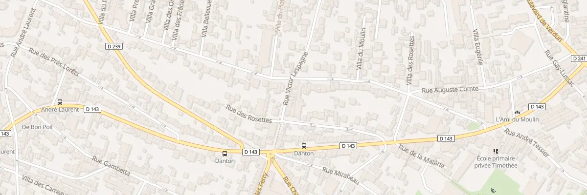 Plan du 14 Rue Victor Lespagne à Fontenay-sous-Bois