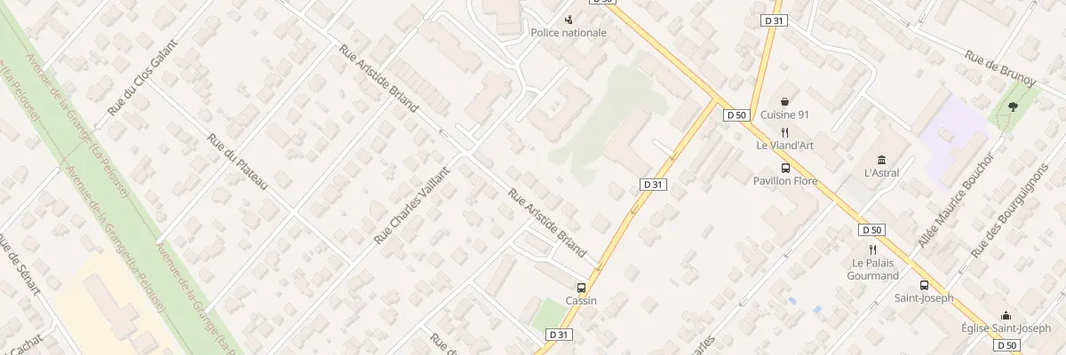 Plan du 91 Rue Aristide Briand à Montgeron