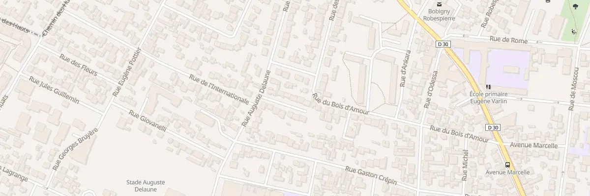 Plan du 9 Imp du Tonneau à Bobigny