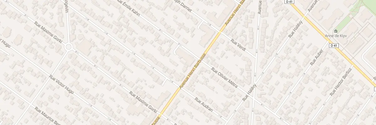 Plan du 3 Rue Emile Kahn au Blanc-Mesnil