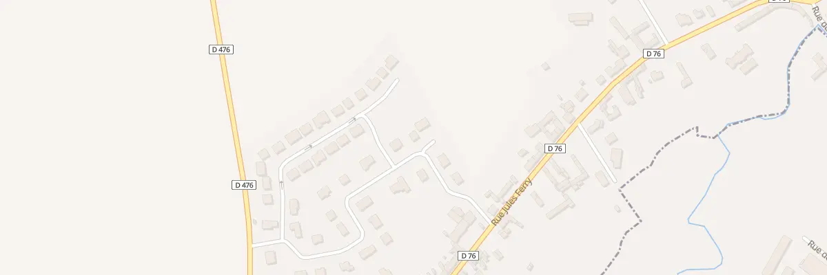 Plan du 5 Lot Les Pres St Quentin à Berteaucourt-lès-Thennes