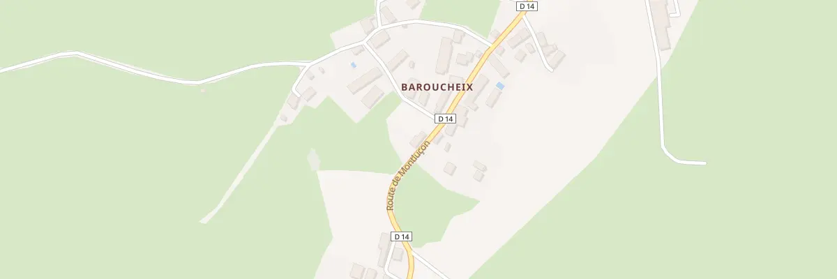 Plan du 5 Baroucheix à Viersat