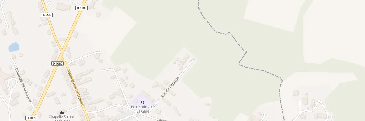 Plan du 9 Rue de l’Abeille à Merlines