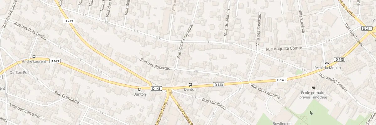 Plan du 42 Rue des Rosettes à Fontenay-sous-Bois