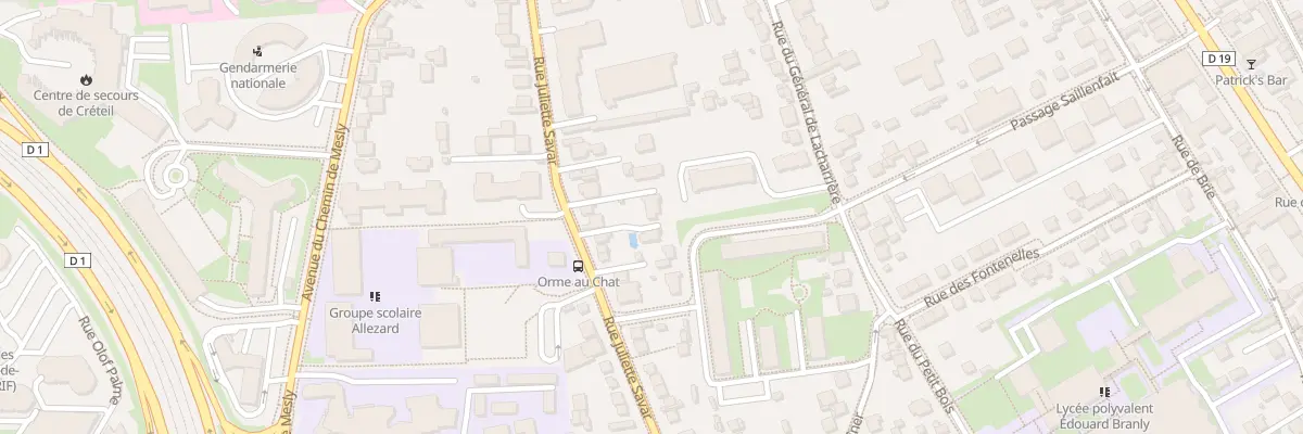 Plan du 43 Rue Juliette Savar à Créteil