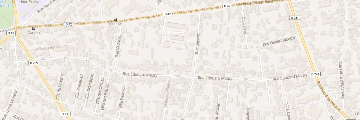 Plan du 96 Rue Édouard Maury à Fontenay-sous-Bois