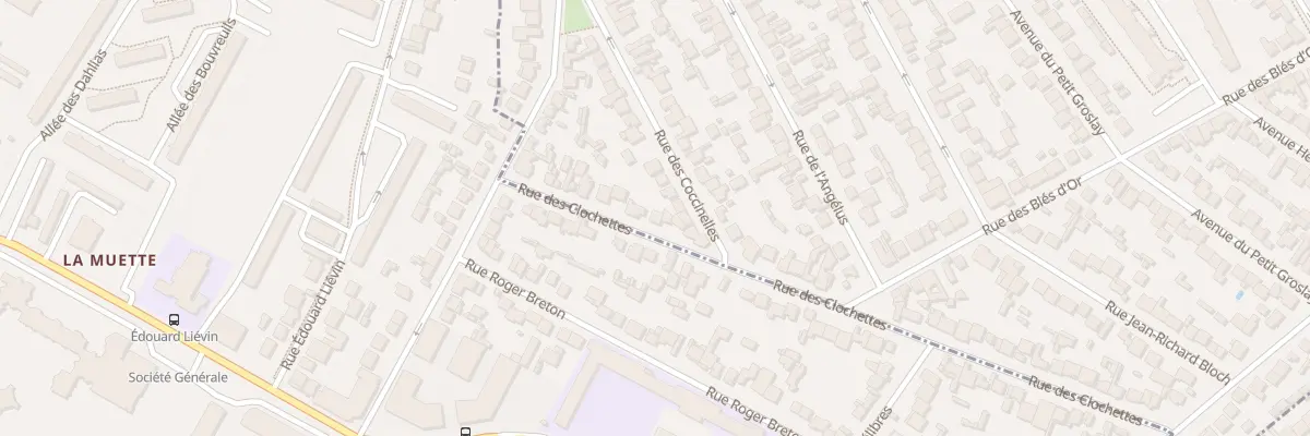 Plan du 23 Rue des Clochettes au Blanc-Mesnil