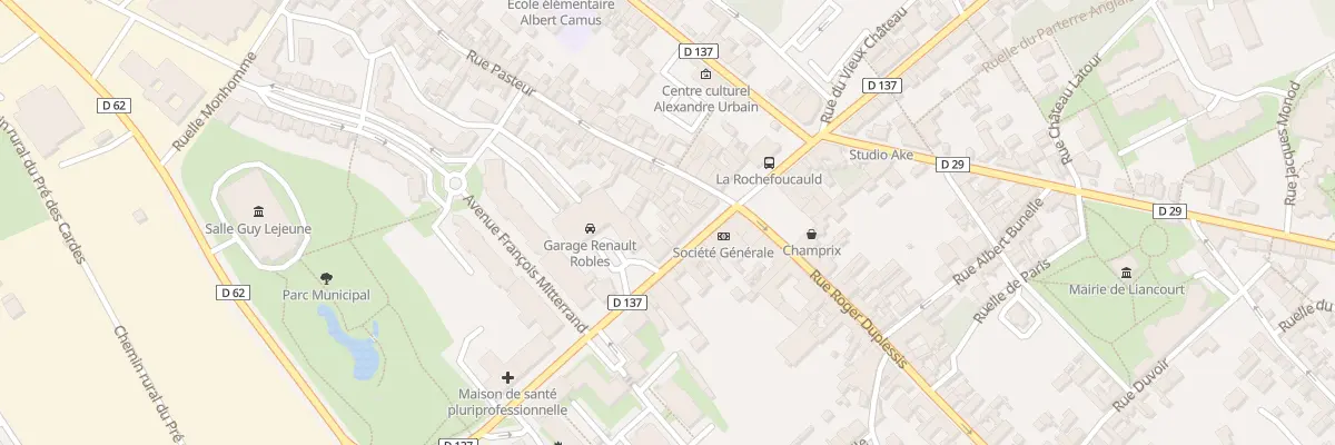 Plan du 6 Rue Victor Hugo à Liancourt