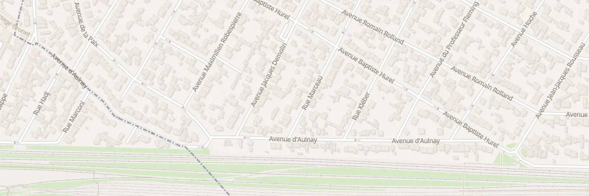 Plan du 11 Rue Marceau au Blanc-Mesnil