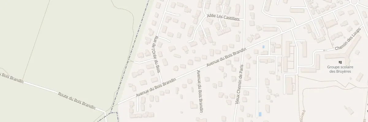 Plan du 32 Av du Bois Brandin à Coye-la-Forêt