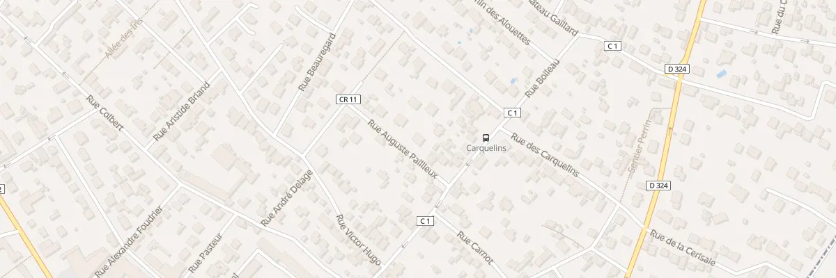 Plan du 8 Rue Auguste Paillieux à Crosne