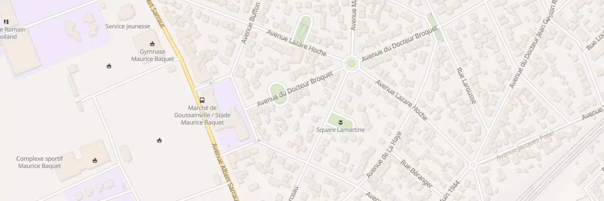 Plan du 14 Av du Docteur Broquet à Goussainville