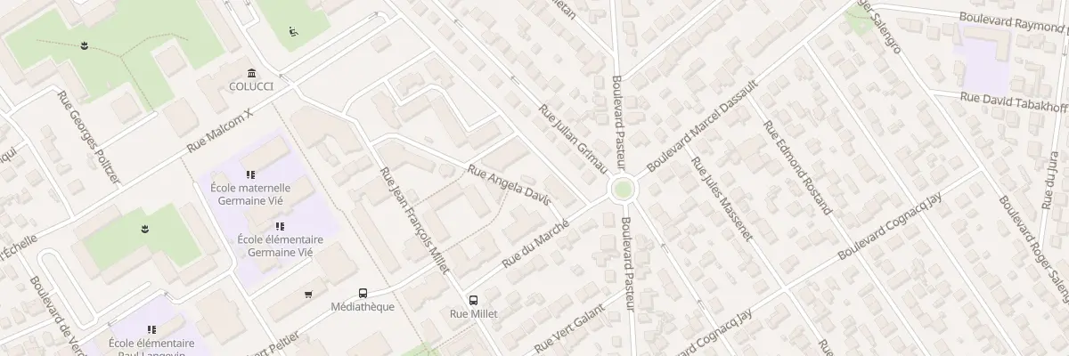 Plan du 1 Rue Rosa Parks à Goussainville