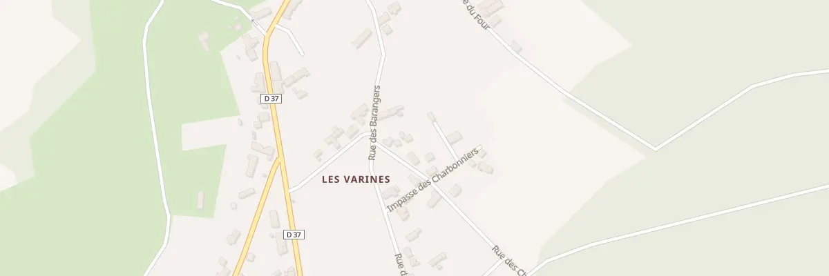 Plan du 2A Rue des Charbonniers à Uzay-le-Venon