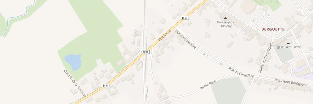Plan du 35 Rue Basse Rue à Isbergues