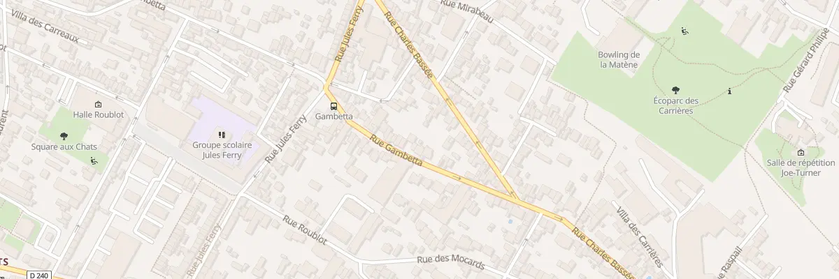 Plan du 30 Rue Gambetta à Fontenay-sous-Bois