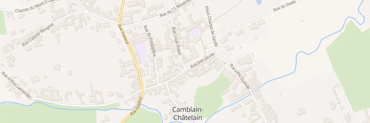 Plan du 13 Rue Jean Jaurès à Camblain-Châtelain