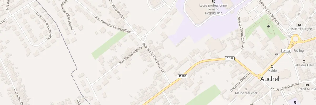 Plan du 18 Rue Emile Vandervelde à Auchel