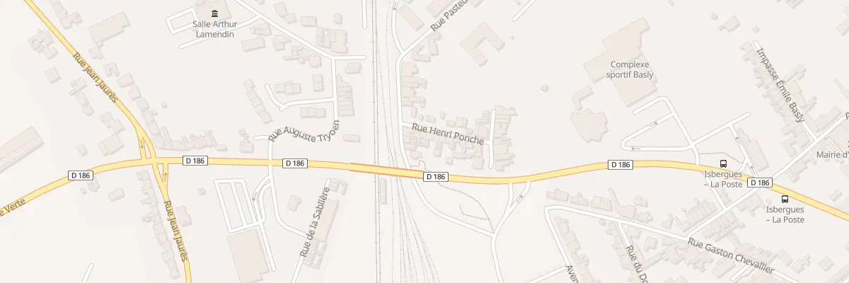 Plan du 4 Rue Henri Ponche à Isbergues