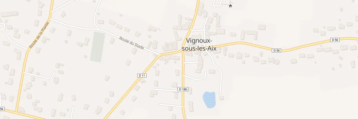 Plan du 1 Rte de Bourges à Vignoux-sous-les-Aix
