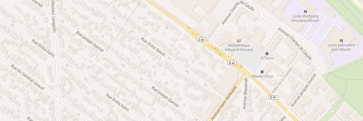 Plan du 26 Rue Victor Basch au Blanc-Mesnil