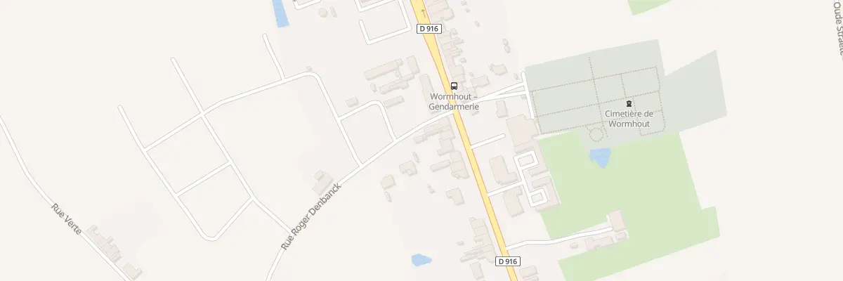 Plan du 489 Rte de Bergues à Wormhout