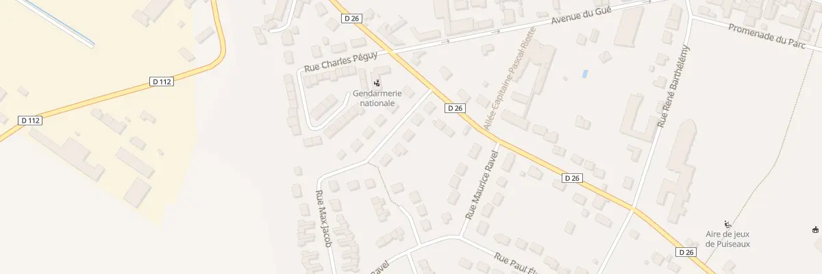 Plan du 5 Rue Max Jacob à Puiseaux