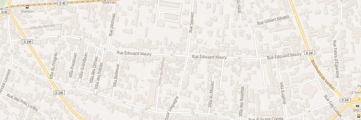 Plan du 113 Rue Édouard Maury à Fontenay-sous-Bois