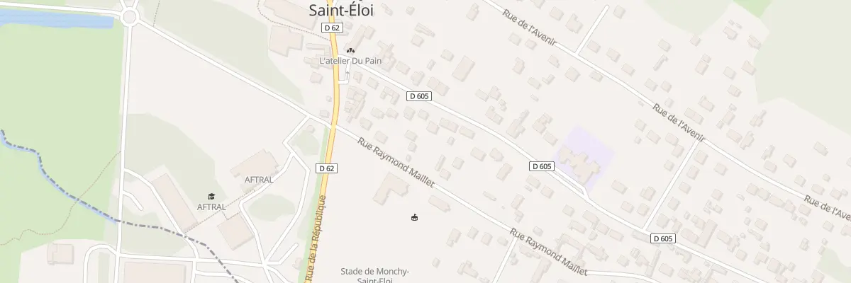 Plan du 14 Rue Eugène Cauchois à Monchy-Saint-Éloi