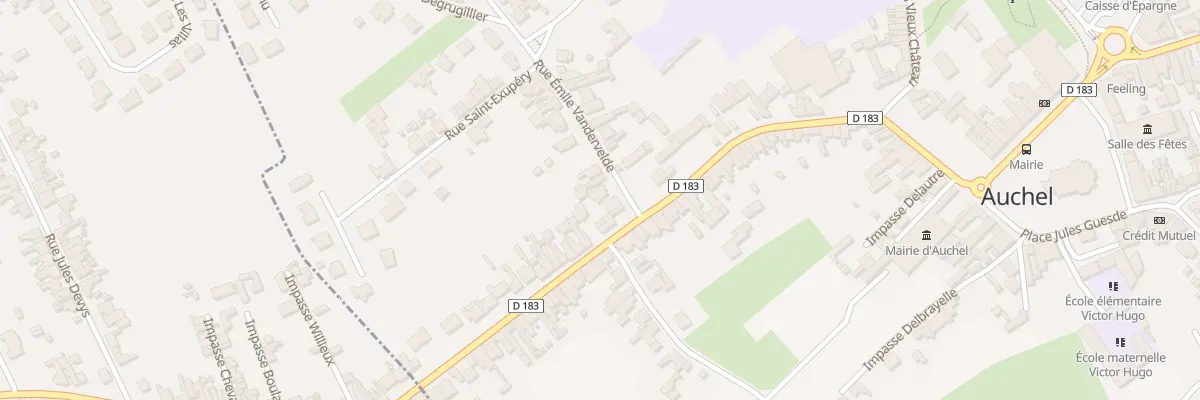 Plan du 5 Rue Emile Vandervelde à Auchel