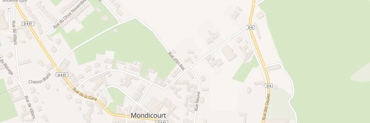 Plan du 14 Rue de la Barrière à Mondicourt