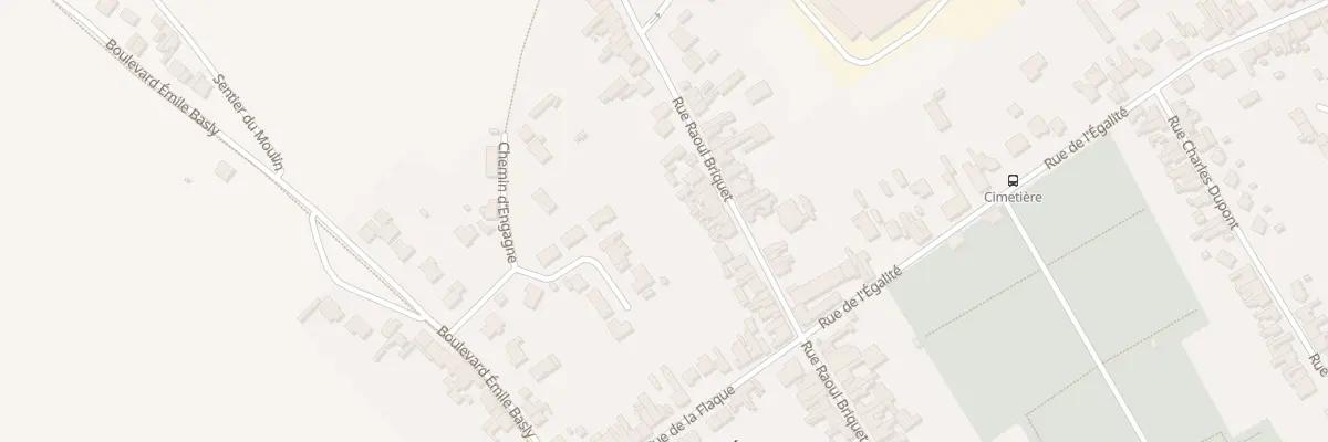 Plan du 209 Rue Raoul Briquet à Auchel