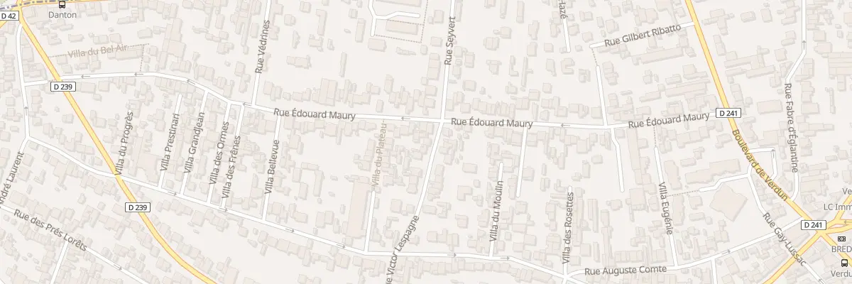 Plan du 23 Rue Victor Lespagne à Fontenay-sous-Bois