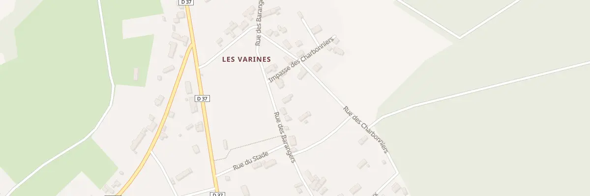 Plan du 90 Les Varines à Uzay-le-Venon