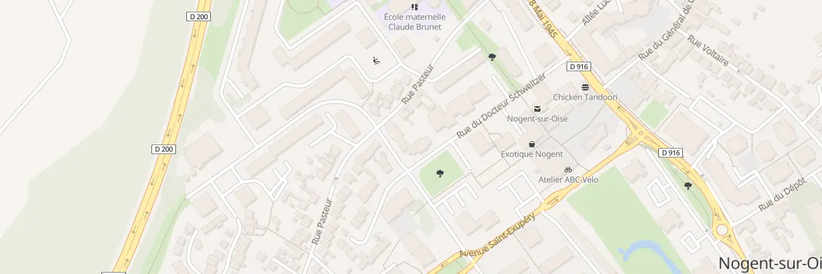Plan du 12 Rue Ambroise Pare à Nogent-sur-Oise