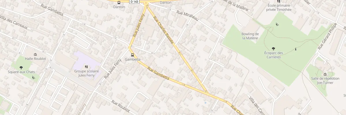 Plan du 119 Rue Charles Bassée à Fontenay-sous-Bois