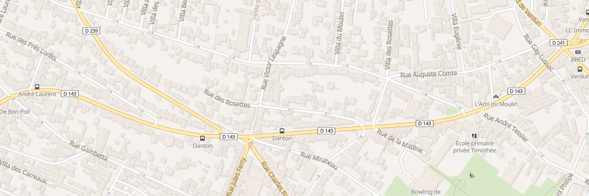 Plan du 34 Rue des Rosettes à Fontenay-sous-Bois