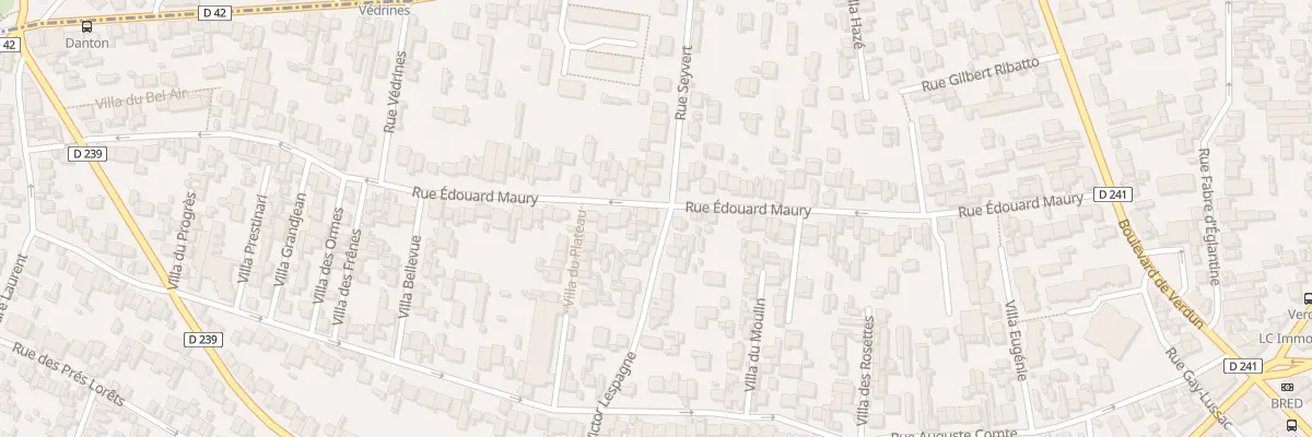 Plan du 25 Rue Victor Lespagne à Fontenay-sous-Bois