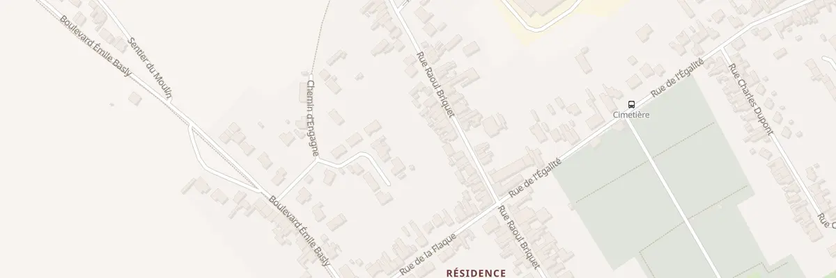Plan du 205 Rue Raoul Briquet à Auchel