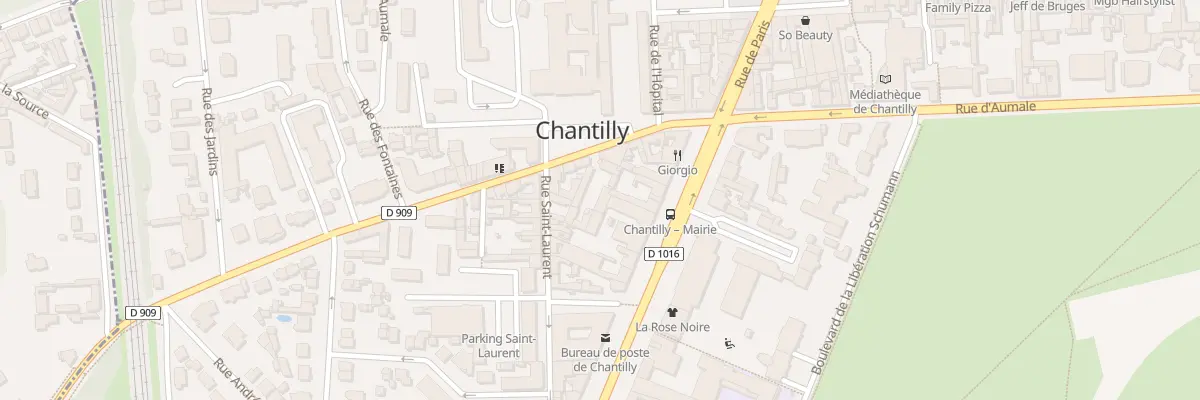 Plan du 9 Rue de Gouvieux à Chantilly