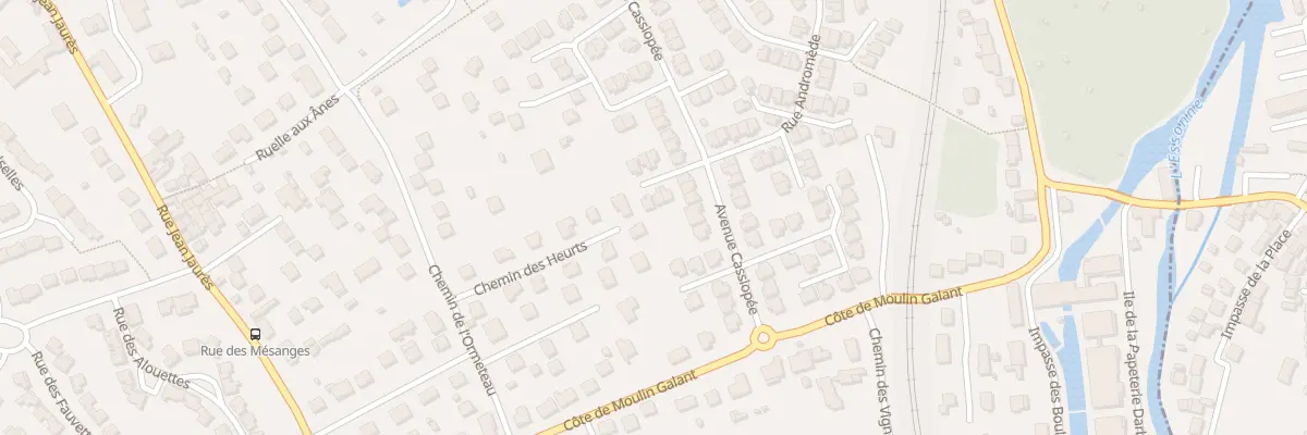 Plan du 59 Rue Andromède à Villabé
