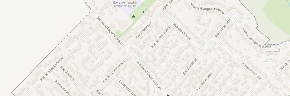 Plan du 3 Rue des Amandiers à Goussainville