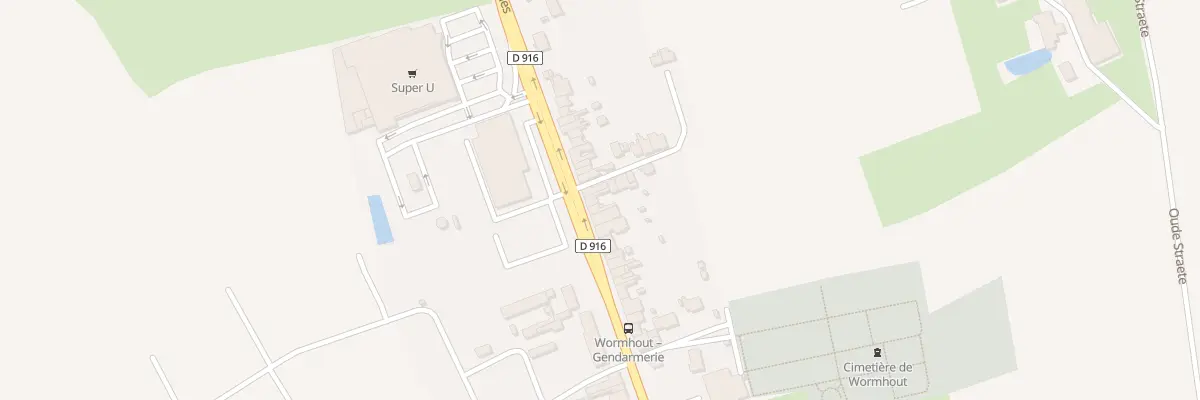 Plan du 644 Rte de Bergues à Wormhout
