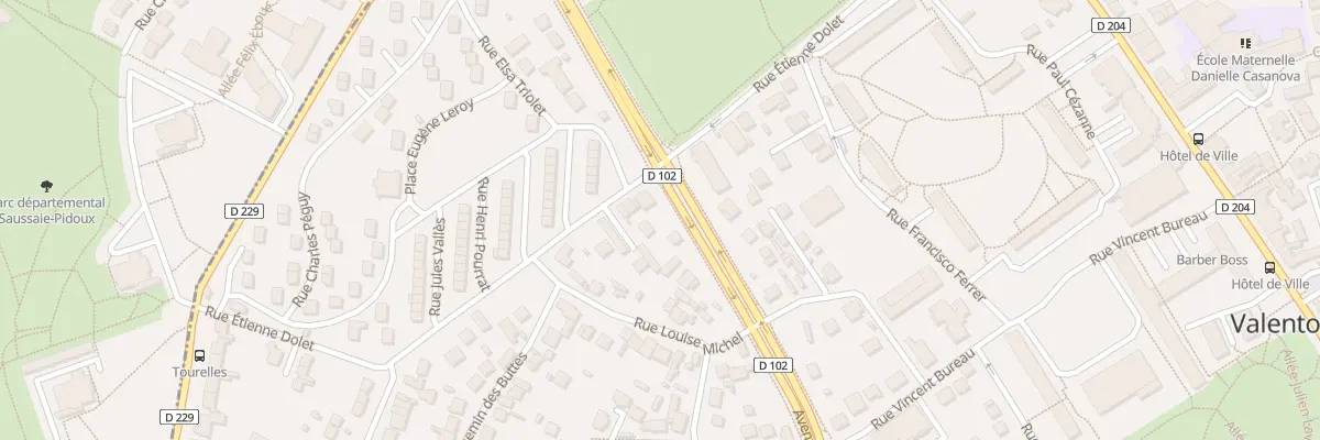 Plan du 13 Rue Etienne Dolet à Valenton