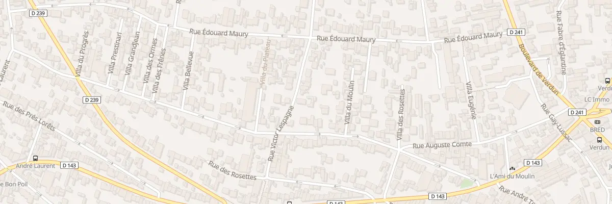 Plan du 24 Rue Victor Lespagne à Fontenay-sous-Bois