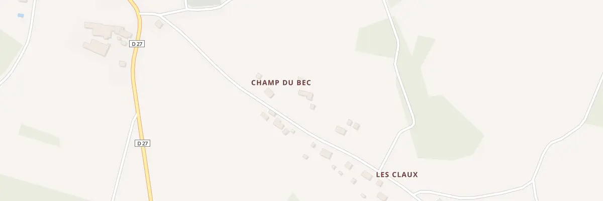 Plan du 5017 Champ du Bec à Thalamy