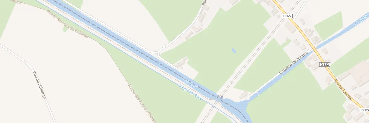 Plan du 19 Quai du Rivage à Thiennes