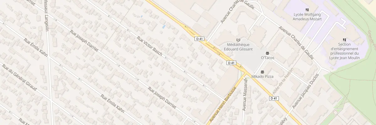 Plan du 22 Rue Victor Basch au Blanc-Mesnil